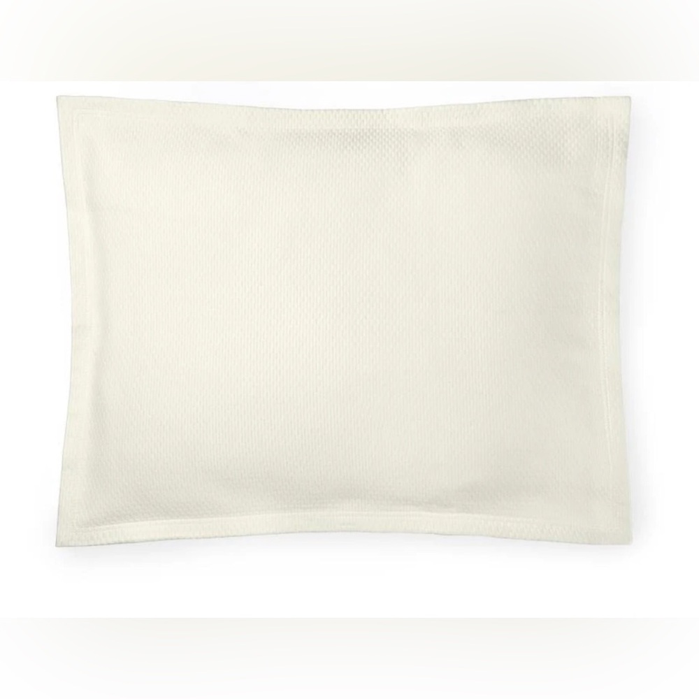 SFERRA Cream Luxury Pillowcase Perrio 21x26 standard  sham